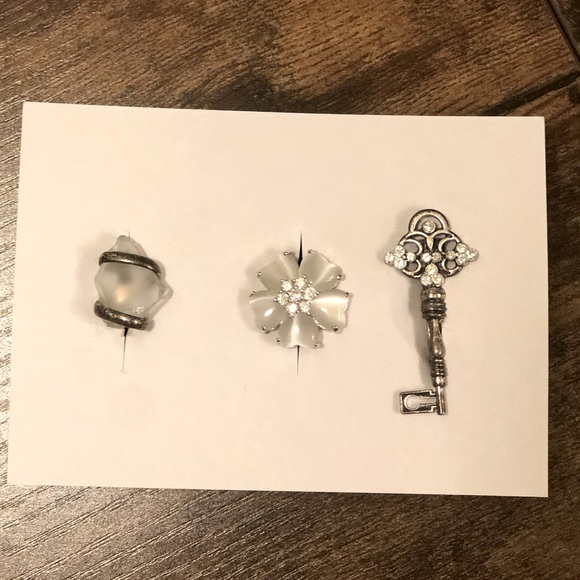 Set of Silver Cocktail Rings - Picture 1 of 1